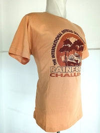 RFC Rainforest Challenge LOGO - Premium Cotton Round Neck Brown